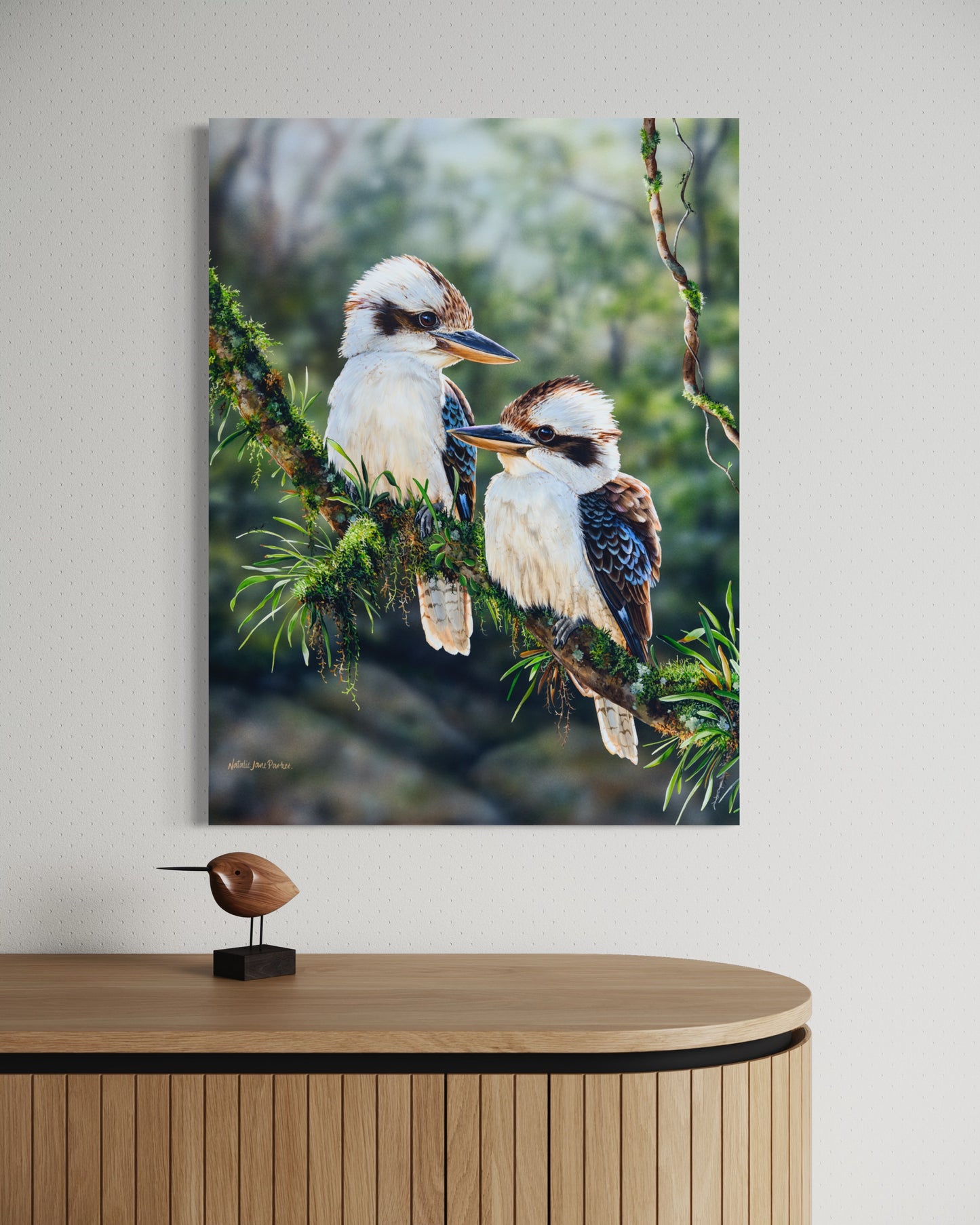 Rainforest Glow - Laughing Kookaburras (Dacelo novaeguineae)